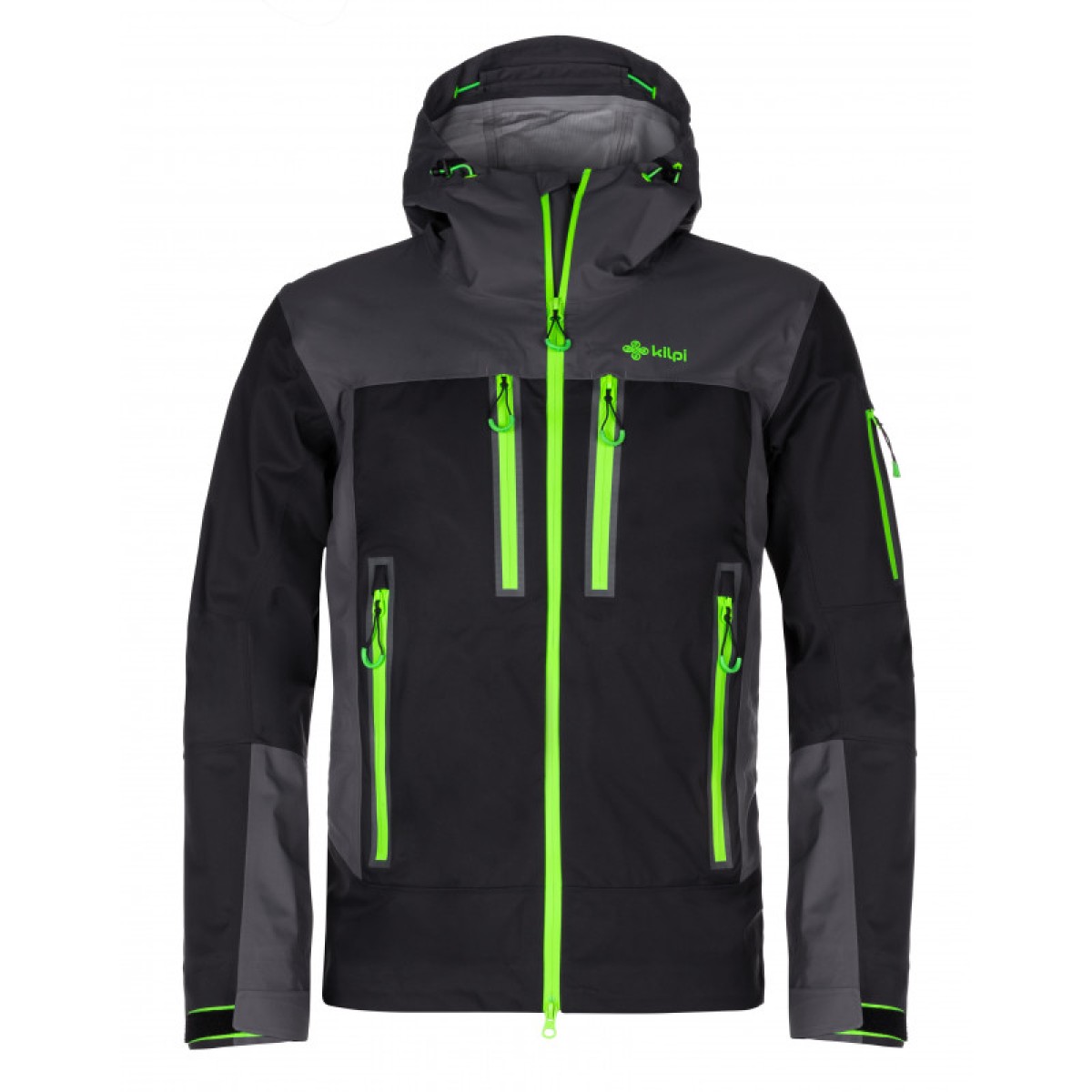 Men 3 layers hard shell jacket Hastar black TOP Price Extreme